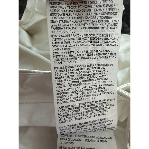 Jil Sander COTTON SKIRT Belted Pockets. NWT Size 32 US 2 - Picture 3 of 11